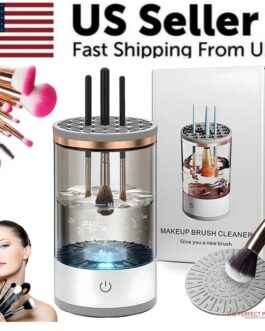 Automatic Brush Cleaner Electric Makeup Brush Cleaning Machine Fast Clean Dryer