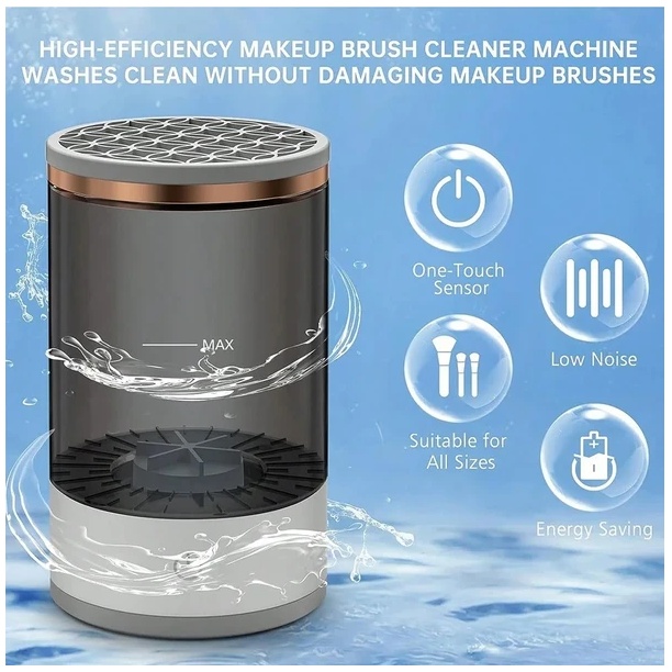 Automatic Brush Cleaner Electric Makeup Brush Cleaning Machine Fast Clean Dryer - Image 3