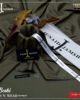 J. Wash & Wear Boski For Men (Color-Dark Mehndi)